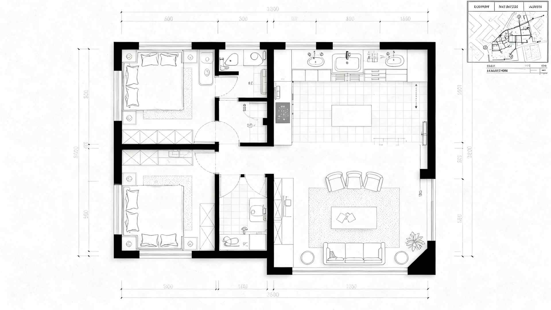 3 bedrooms in Barcelona - 2