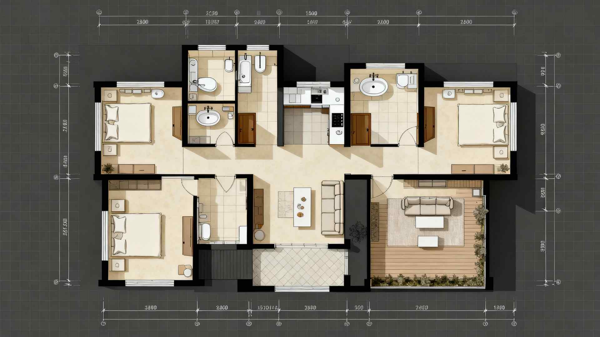 3 quartos em Benalmadena - 0